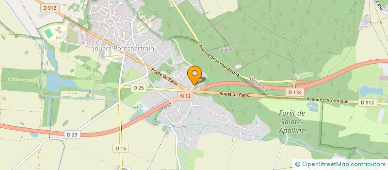 localisation de l'entreprise ALMA  JOUARS-PONTCHARTRAIN