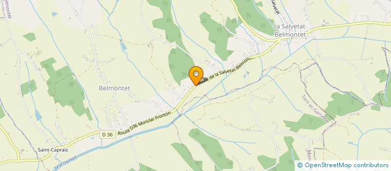 localisation de l'entreprise ALMA  LA SALVETAT-BELMONTET