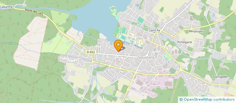 localisation de l'entreprise ALMA  SOUSTONS