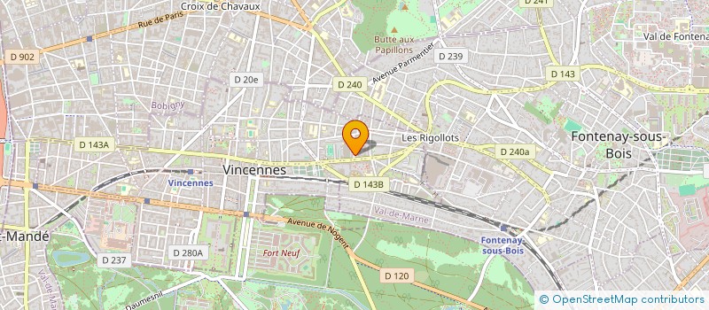 localisation de l'entreprise ALMA à VINCENNES