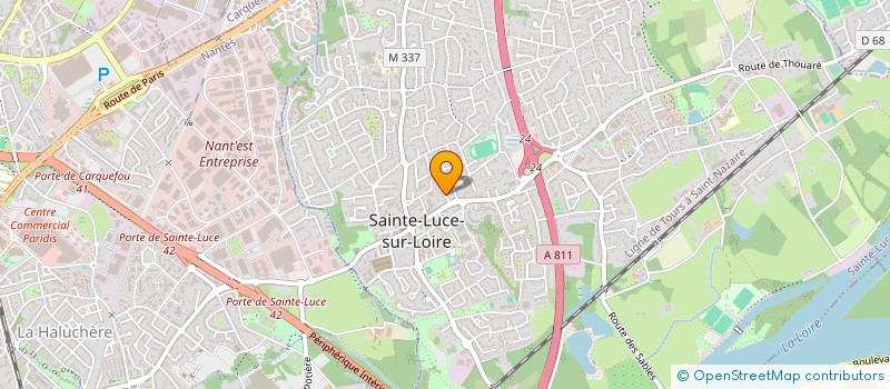 localisation de l'entreprise ALMA  SAINTE-LUCE-SUR-LOIRE