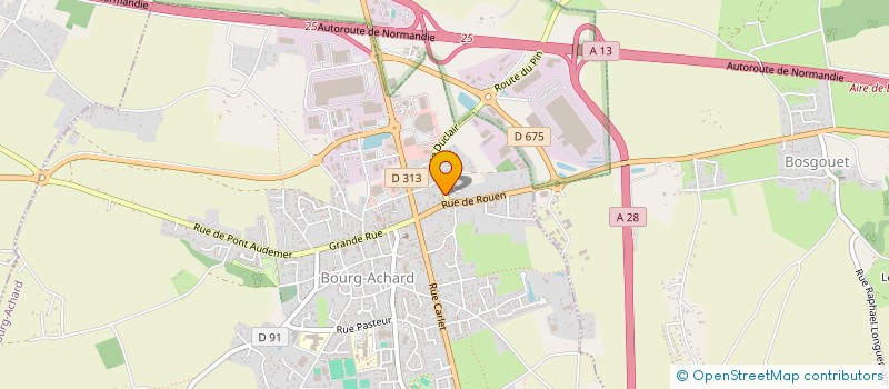 localisation de l'entreprise ALMA  BOURG-ACHARD