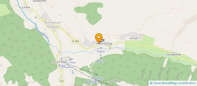 localisation de l'entreprise ALMA  SAINT-VERAN