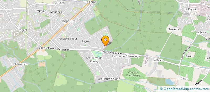 localisation de l'entreprise ALMA  CESTAS