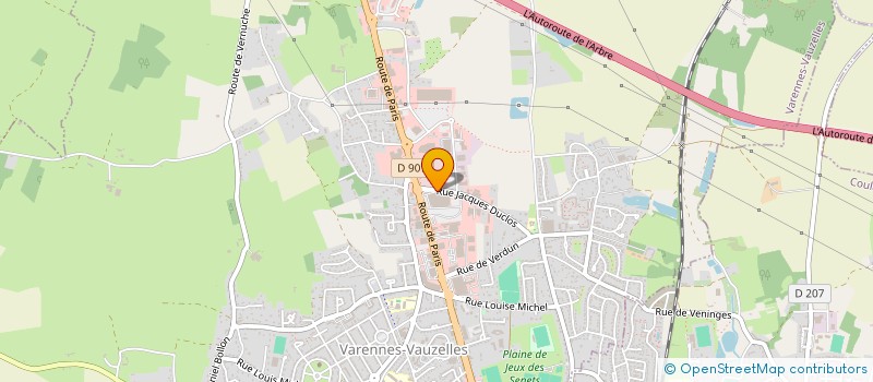 localisation de l'entreprise ALMA AC NEVERS  VARENNES-VAUZELLES