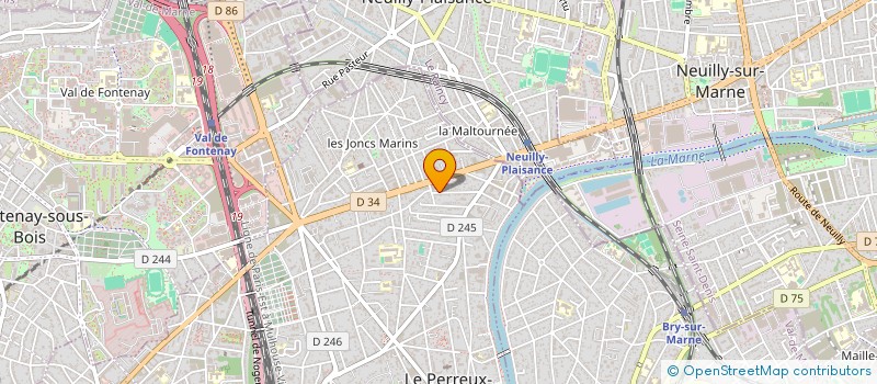 localisation de l'entreprise ALMA ALBADA à LE PERREUX-SUR-MARNE