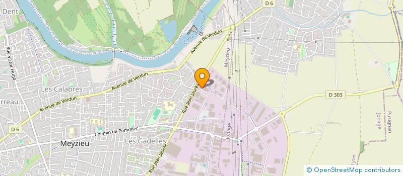 localisation de l'entreprise ALMA AUTOMOTIVE  MEYZIEU