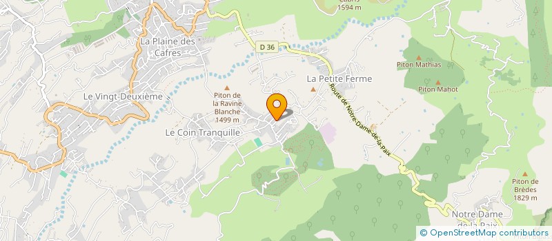 localisation de l'entreprise ALMA BELLA à LE TAMPON