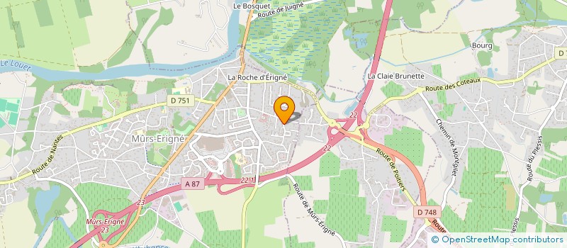 localisation de l'entreprise ALMA BLB  MURS-ERIGNE