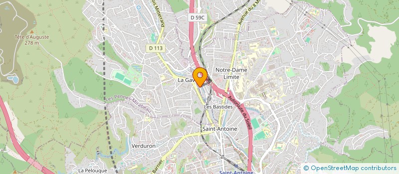 localisation de l'entreprise ALMA CIE à MARSEILLE
