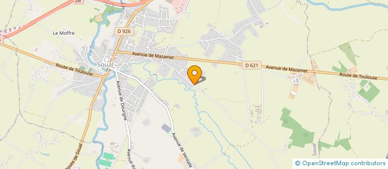 localisation de l'entreprise ALMA CLARITAS DECISION  SOUAL