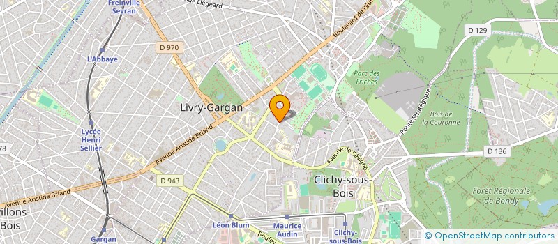 localisation de l'entreprise ALMA COUVERTURE à LIVRY-GARGAN