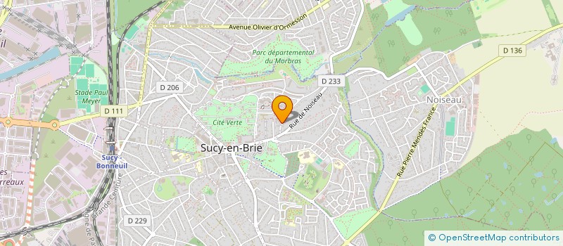 localisation de l'entreprise ALMA DANCE PROJECT à SUCY-EN-BRIE