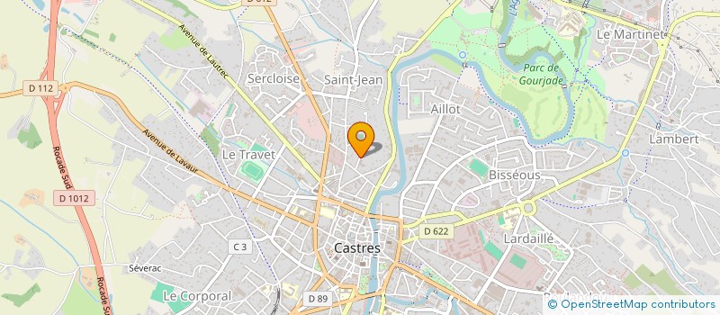 localisation de l'entreprise ALMA DECO à CASTRES