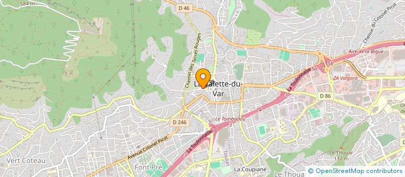 localisation de l'entreprise ALMA DI MI  LA VALETTE-DU-VAR