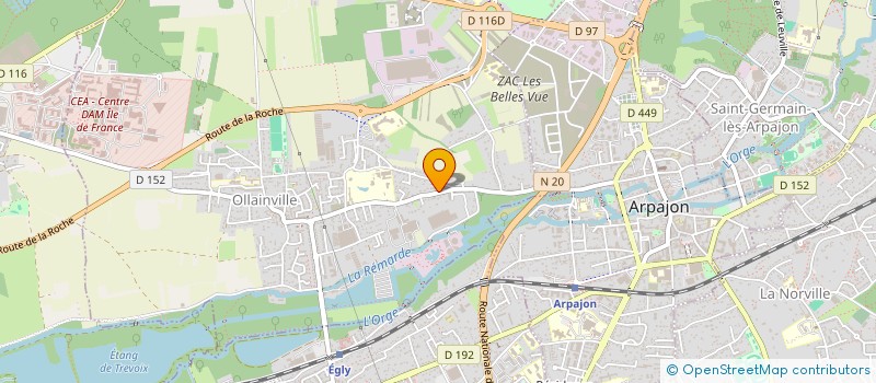 localisation de l'entreprise ALMA DOURO  OLLAINVILLE