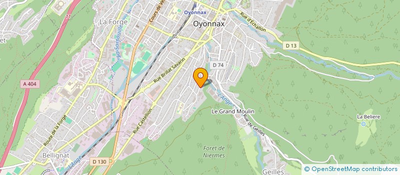localisation de l'entreprise ALMA FONCIER à OYONNAX