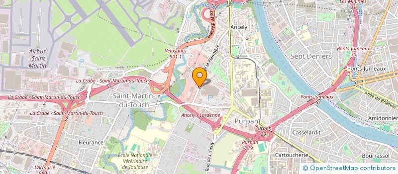 localisation de l'entreprise ALMA GESTION PRIVEE  TOULOUSE