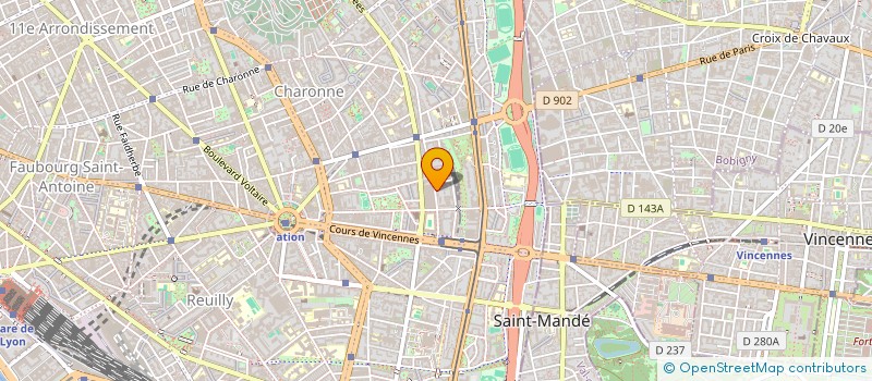 localisation de l'entreprise ALMA I.D.F  PARIS