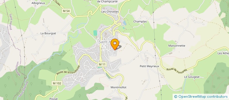 localisation de l'entreprise ALMA IMMO  SAINT-HEAND