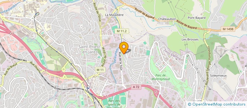 localisation de l'entreprise ALMA IMMO  SAINT-ETIENNE