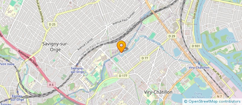 localisation de l'entreprise ALMA IMMO  VIRY-CHATILLON