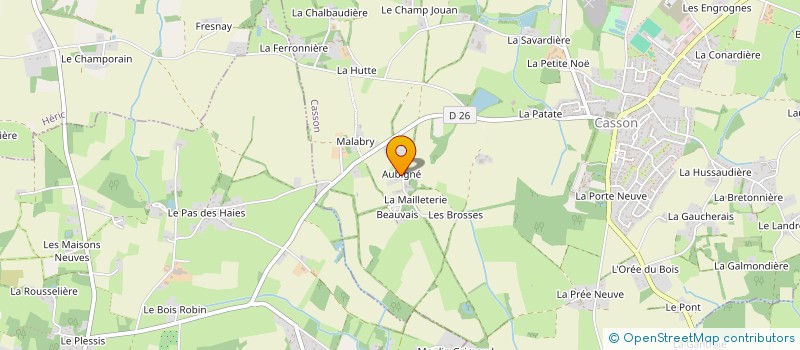 localisation de l'entreprise ALMA IMO  CASSON