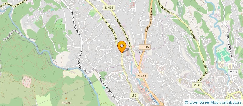 localisation de l'entreprise ALMA INNOVATION  LA COLLE-SUR-LOUP