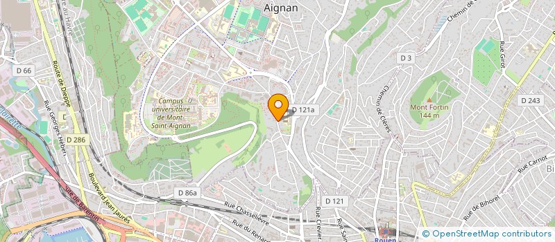 localisation de l'entreprise ALMA -KLEBER  MONT-SAINT-AIGNAN