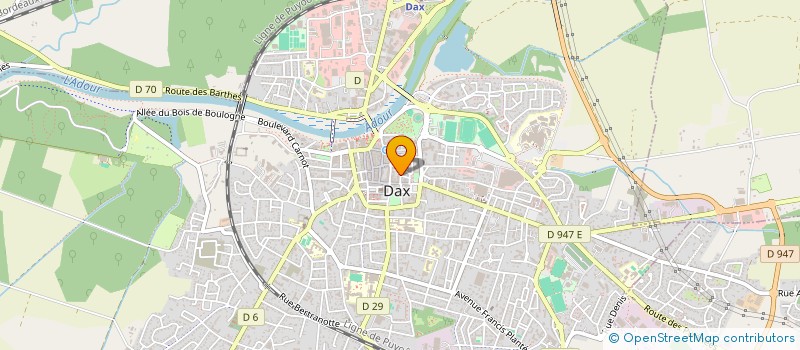 localisation de l'entreprise ALMA LANDES ALLO MALTRAITANCE DES PERSONNES AGEES ET/OU HANDICAPEES à DAX