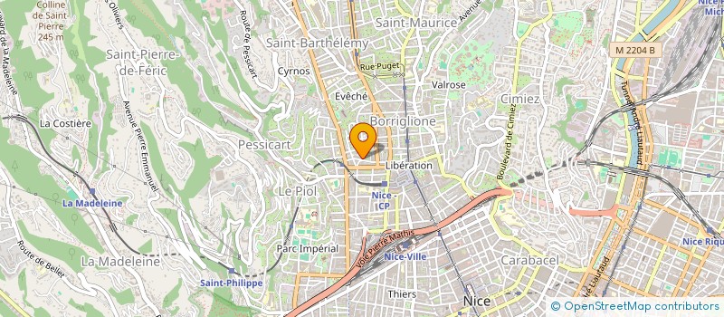 localisation de l'entreprise ALMA M.JP  NICE