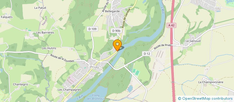 localisation de l'entreprise ALMA MCD  PRIAY