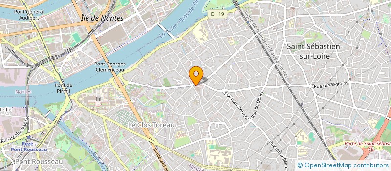 localisation de l'entreprise ALMA MODELAGE  SAINT-SEBASTIEN-SUR-LOIRE