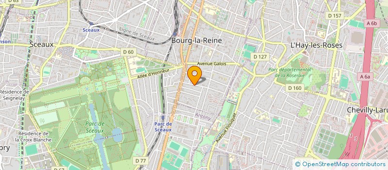 localisation de l'entreprise ALMA NUTRITION à BOURG-LA-REINE