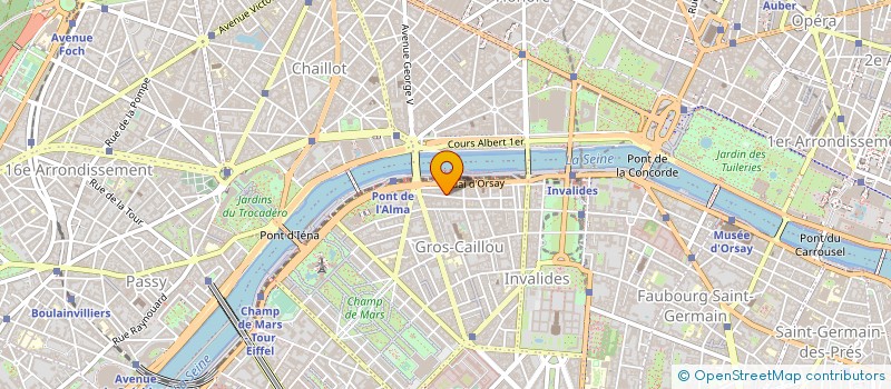 localisation de l'entreprise ALMA PARIS  PARIS