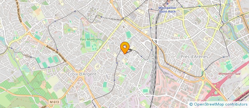 localisation de l'entreprise ALMA PLOMBERIE à MONTPELLIER