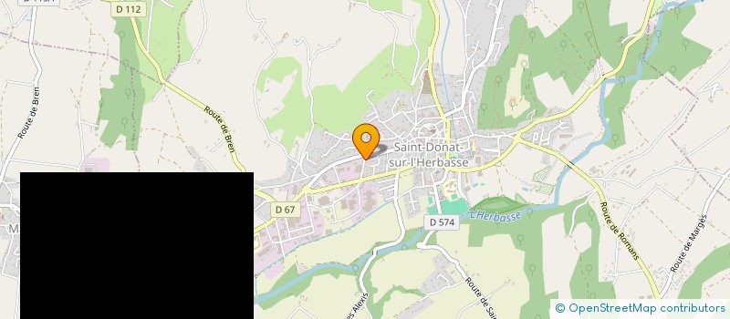 localisation de l'entreprise ALMA PRO à SAINT-DONAT-SUR-L'HERBASSE