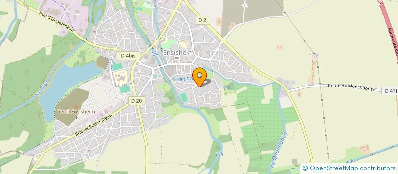 localisation de l'entreprise ALMA PRO FERMETURES à ENSISHEIM