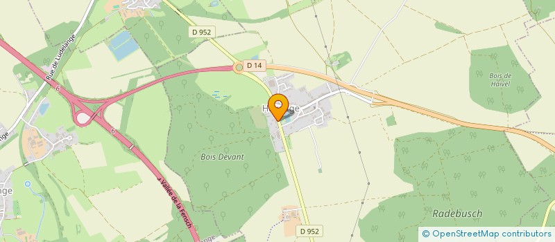 localisation de l'entreprise ALMA R.A.S.  HAVANGE