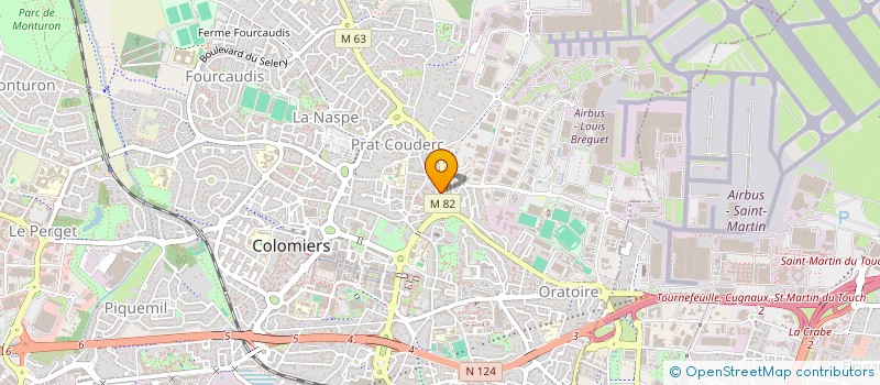 localisation de l'entreprise ALMA ROOM VITRAGES ET OPTIQUES à COLOMIERS
