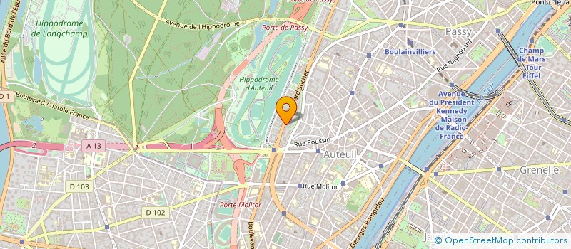 localisation de l'entreprise ALMA SELVA à PARIS