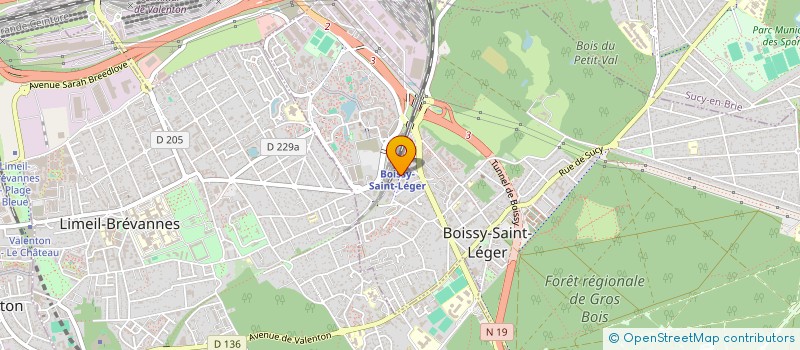 localisation de l'entreprise ALMA SERVICES à BOISSY-SAINT-LEGER