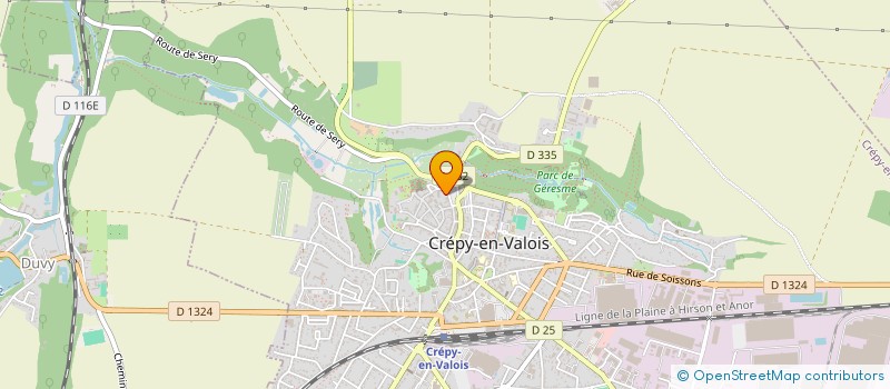 localisation de l'entreprise ALMA SPECTACLE  CREPY-EN-VALOIS