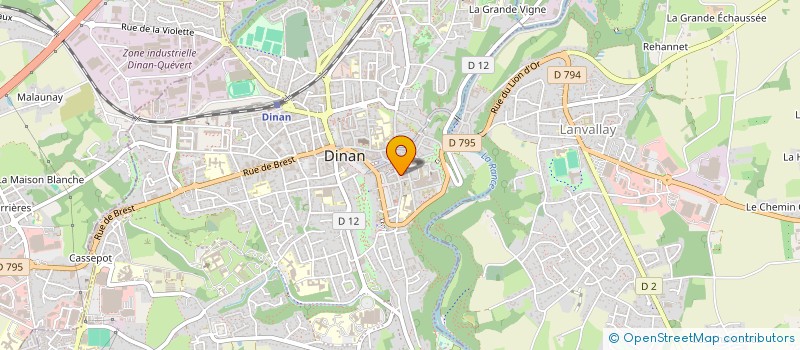 localisation de l'entreprise ALMA'STORE  DINAN