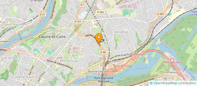 localisation de l'entreprise ALMA SYSTEM à CALUIRE-ET-CUIRE