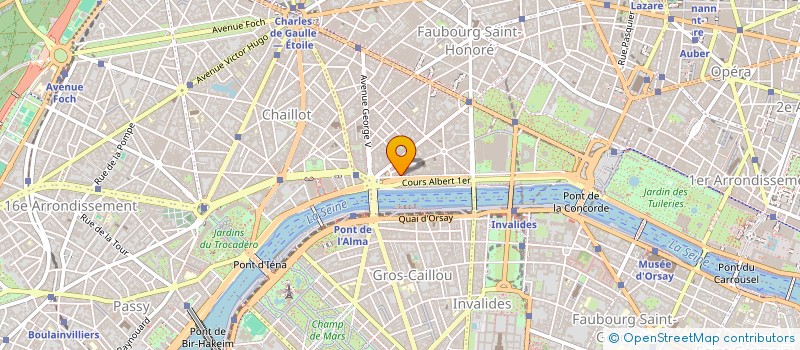 localisation de l'entreprise ALMA T.V à PARIS