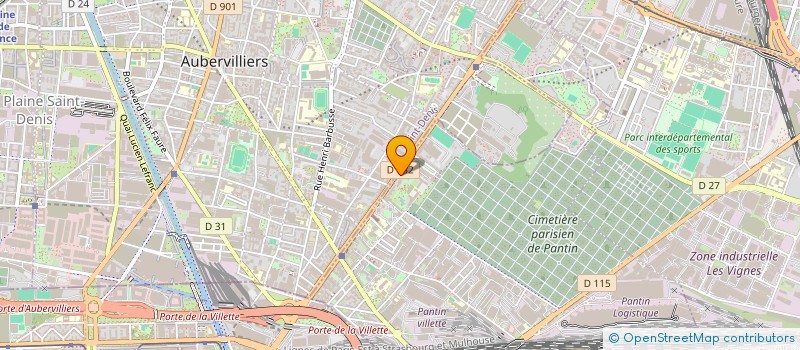 localisation de l'entreprise ALMA-TECH  PANTIN