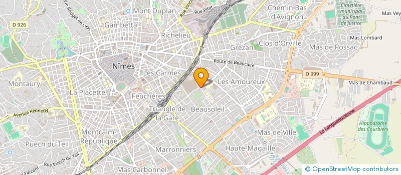 localisation de l'entreprise ALMA-TRADISUD CONSTRUCTION à NIMES