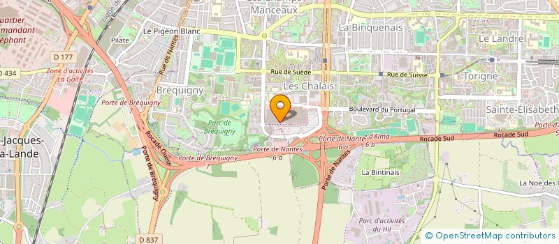 localisation de l'entreprise ALMA VIANDES à RENNES