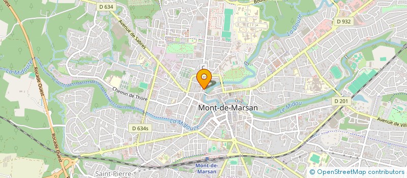 localisation de l'entreprise ALMA YOGA  MONT-DE-MARSAN